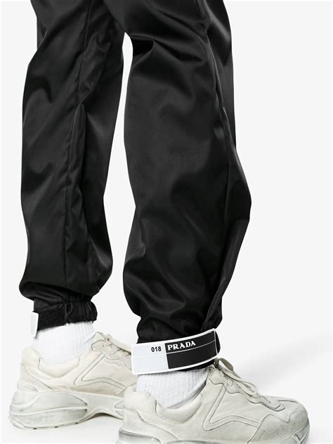 prada track pants ss18|PRADA TRACK PANTS SS18 .